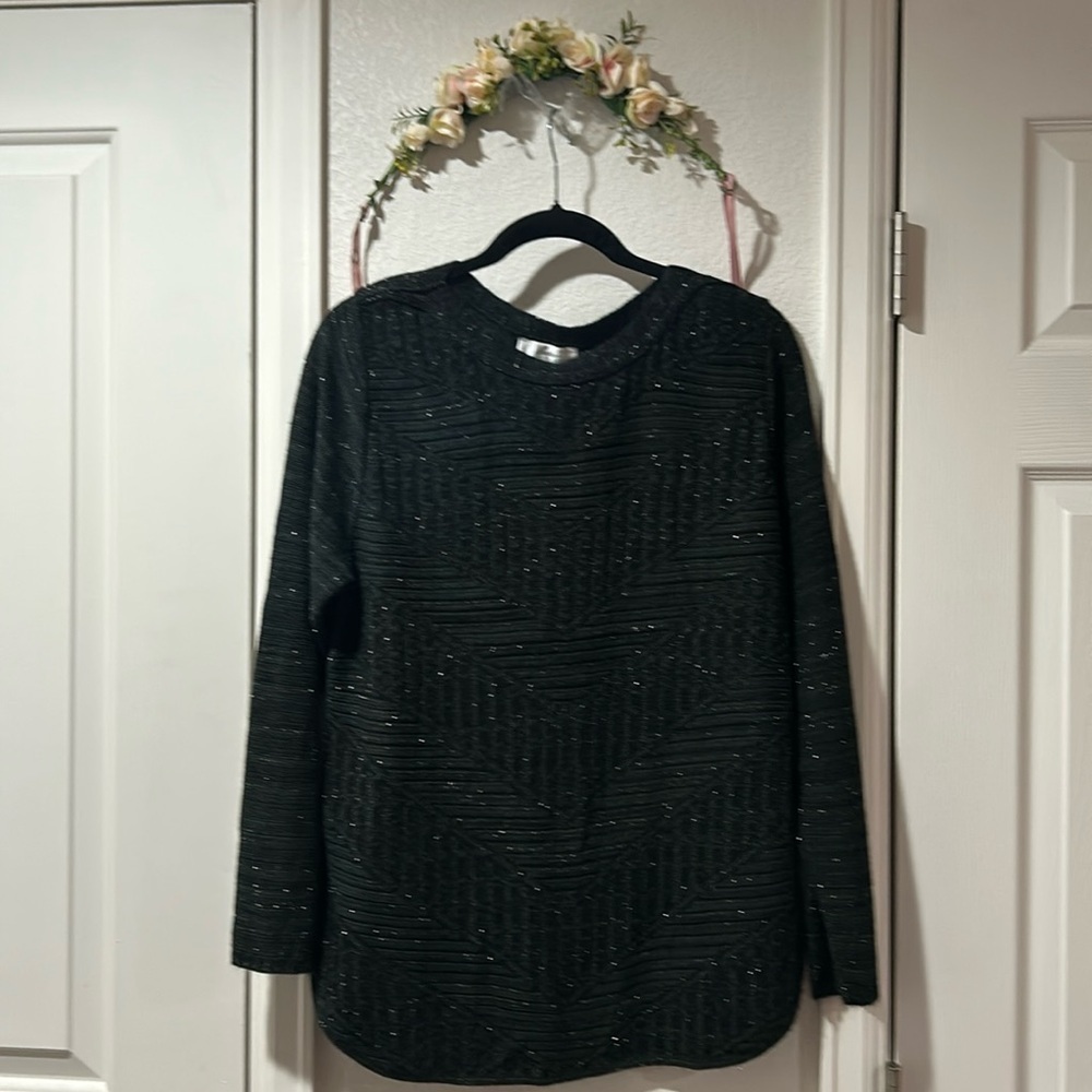CJ Banks Shimmer Sweater - Picture 1 of 4